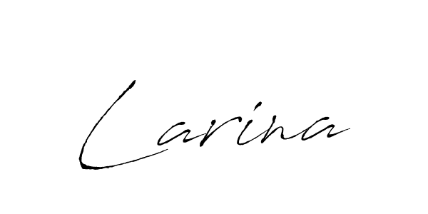 You should practise on your own different ways (Antro_Vectra) to write your name (Larina) in signature. don't let someone else do it for you. Larina signature style 6 images and pictures png