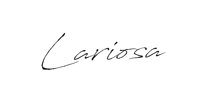 Also we have Lariosa name is the best signature style. Create professional handwritten signature collection using Antro_Vectra autograph style. Lariosa signature style 6 images and pictures png