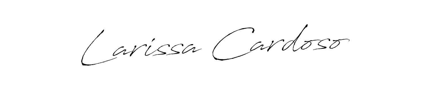 if you are searching for the best signature style for your name Larissa Cardoso. so please give up your signature search. here we have designed multiple signature styles  using Antro_Vectra. Larissa Cardoso signature style 6 images and pictures png