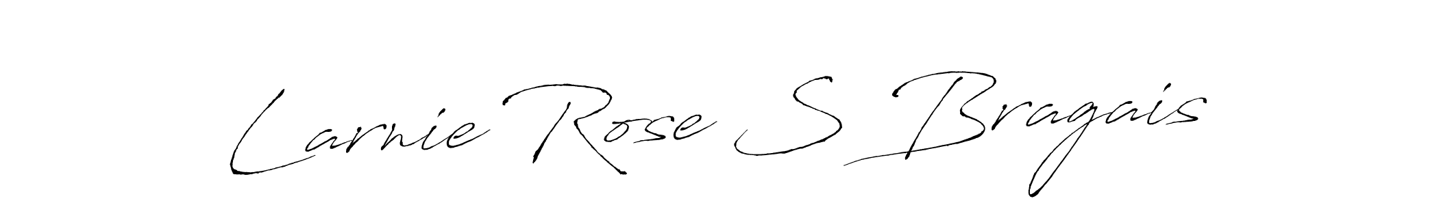 Larnie Rose S Bragais stylish signature style. Best Handwritten Sign (Antro_Vectra) for my name. Handwritten Signature Collection Ideas for my name Larnie Rose S Bragais. Larnie Rose S Bragais signature style 6 images and pictures png