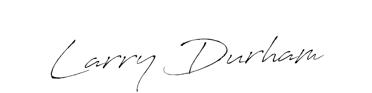 Use a signature maker to create a handwritten signature online. With this signature software, you can design (Antro_Vectra) your own signature for name Larry Durham. Larry Durham signature style 6 images and pictures png