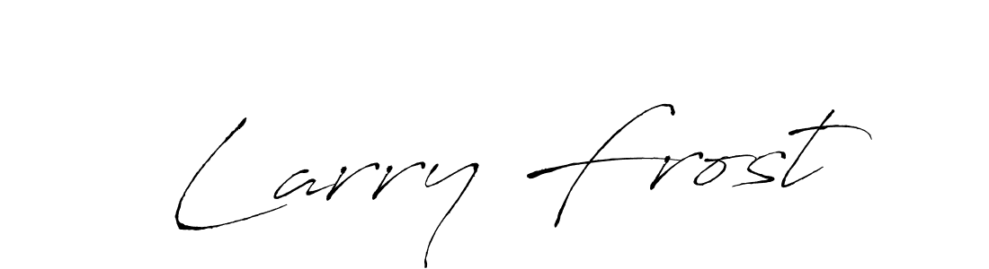 Make a beautiful signature design for name Larry Frost. With this signature (Antro_Vectra) style, you can create a handwritten signature for free. Larry Frost signature style 6 images and pictures png