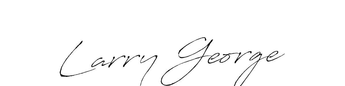 Use a signature maker to create a handwritten signature online. With this signature software, you can design (Antro_Vectra) your own signature for name Larry George. Larry George signature style 6 images and pictures png