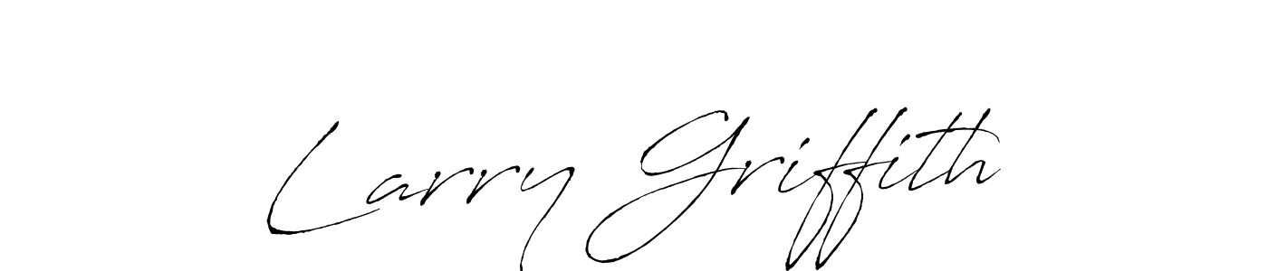 Larry Griffith stylish signature style. Best Handwritten Sign (Antro_Vectra) for my name. Handwritten Signature Collection Ideas for my name Larry Griffith. Larry Griffith signature style 6 images and pictures png