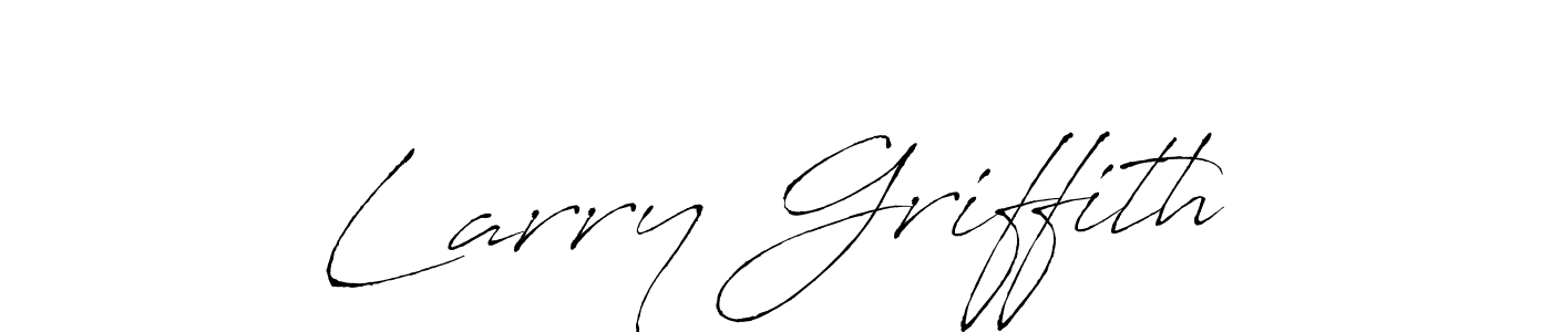 Design your own signature with our free online signature maker. With this signature software, you can create a handwritten (Antro_Vectra) signature for name Larry Griffith. Larry Griffith signature style 6 images and pictures png