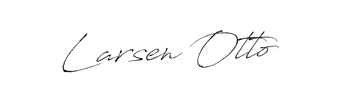 Also we have Larsen Otto name is the best signature style. Create professional handwritten signature collection using Antro_Vectra autograph style. Larsen Otto signature style 6 images and pictures png