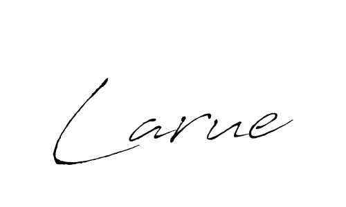 How to make Larue name signature. Use Antro_Vectra style for creating short signs online. This is the latest handwritten sign. Larue signature style 6 images and pictures png