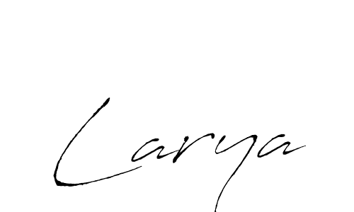 You should practise on your own different ways (Antro_Vectra) to write your name (Larya) in signature. don't let someone else do it for you. Larya signature style 6 images and pictures png