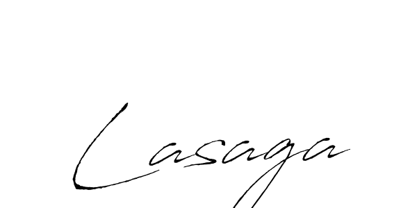 Also we have Lasaga name is the best signature style. Create professional handwritten signature collection using Antro_Vectra autograph style. Lasaga signature style 6 images and pictures png