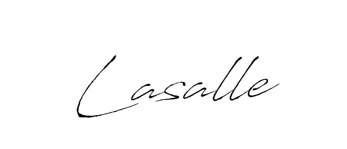 You should practise on your own different ways (Antro_Vectra) to write your name (Lasalle) in signature. don't let someone else do it for you. Lasalle signature style 6 images and pictures png