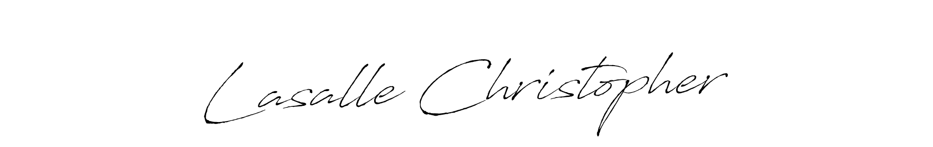 See photos of Lasalle Christopher official signature by Spectra . Check more albums & portfolios. Read reviews & check more about Antro_Vectra font. Lasalle Christopher signature style 6 images and pictures png