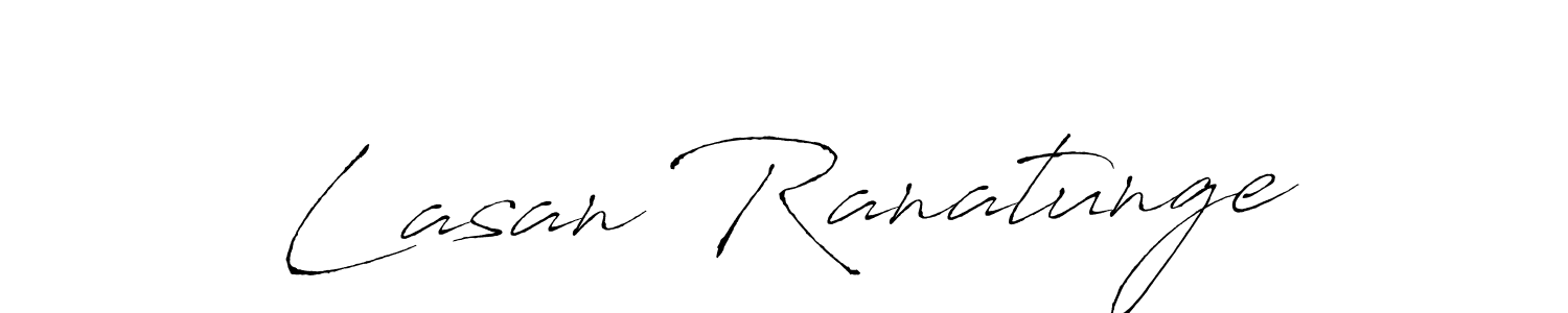 The best way (Antro_Vectra) to make a short signature is to pick only two or three words in your name. The name Lasan Ranatunge include a total of six letters. For converting this name. Lasan Ranatunge signature style 6 images and pictures png