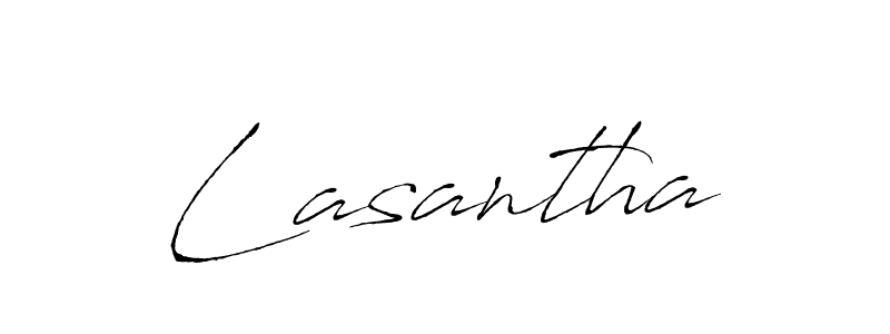 Once you've used our free online signature maker to create your best signature Antro_Vectra style, it's time to enjoy all of the benefits that Lasantha name signing documents. Lasantha signature style 6 images and pictures png