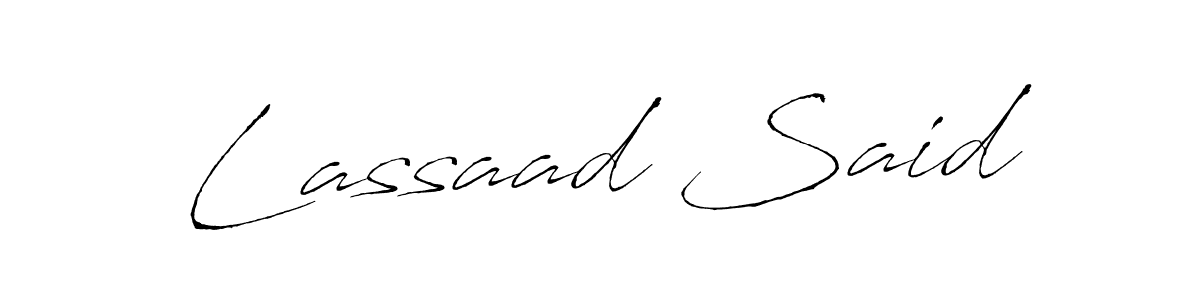 See photos of Lassaad Said official signature by Spectra . Check more albums & portfolios. Read reviews & check more about Antro_Vectra font. Lassaad Said signature style 6 images and pictures png
