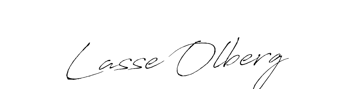 Make a beautiful signature design for name Lasse Olberg. With this signature (Antro_Vectra) style, you can create a handwritten signature for free. Lasse Olberg signature style 6 images and pictures png