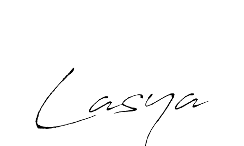 How to make Lasya name signature. Use Antro_Vectra style for creating short signs online. This is the latest handwritten sign. Lasya signature style 6 images and pictures png