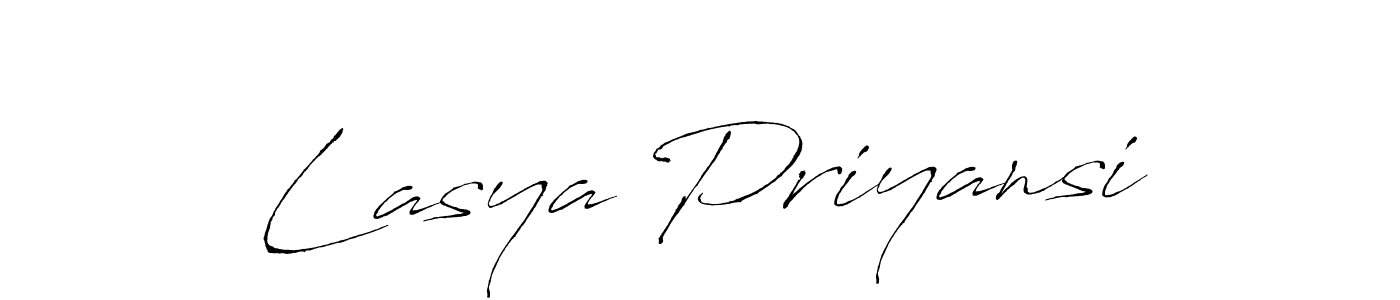 Design your own signature with our free online signature maker. With this signature software, you can create a handwritten (Antro_Vectra) signature for name Lasya Priyansi. Lasya Priyansi signature style 6 images and pictures png