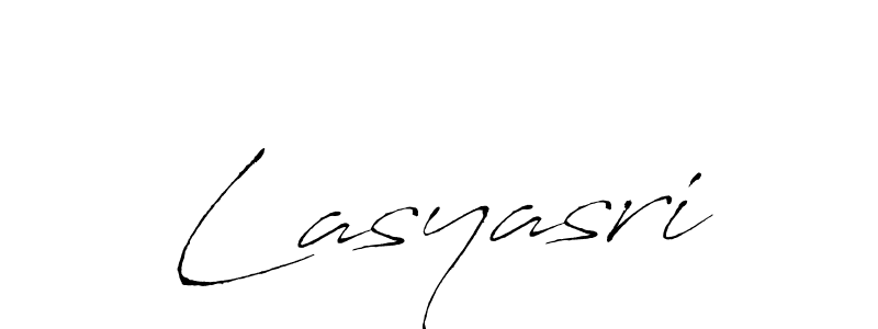 Make a beautiful signature design for name Lasyasri. With this signature (Antro_Vectra) style, you can create a handwritten signature for free. Lasyasri signature style 6 images and pictures png