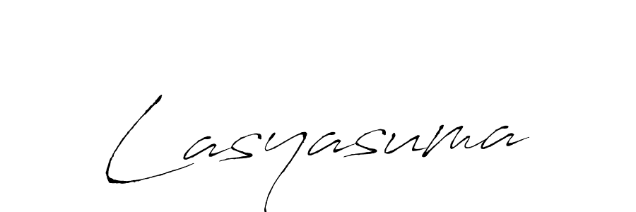 Design your own signature with our free online signature maker. With this signature software, you can create a handwritten (Antro_Vectra) signature for name Lasyasuma. Lasyasuma signature style 6 images and pictures png