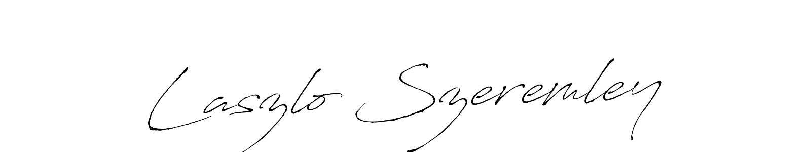 Make a beautiful signature design for name Laszlo Szeremley. With this signature (Antro_Vectra) style, you can create a handwritten signature for free. Laszlo Szeremley signature style 6 images and pictures png