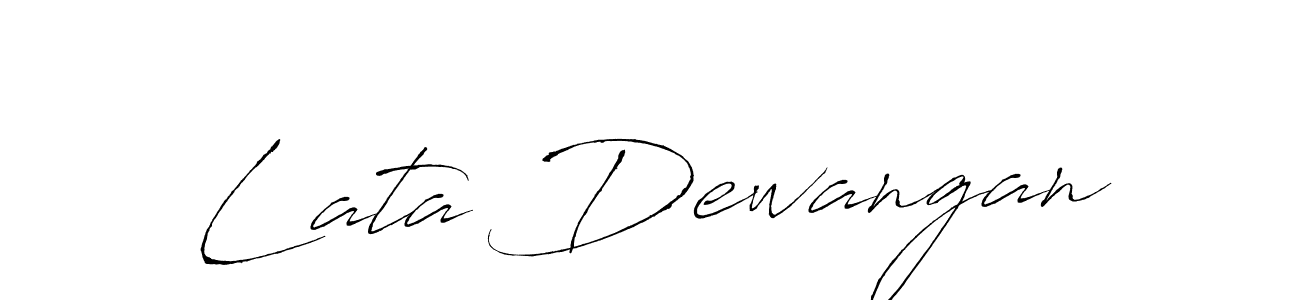 Similarly Antro_Vectra is the best handwritten signature design. Signature creator online .You can use it as an online autograph creator for name Lata Dewangan. Lata Dewangan signature style 6 images and pictures png