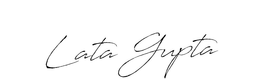 Make a beautiful signature design for name Lata Gupta. Use this online signature maker to create a handwritten signature for free. Lata Gupta signature style 6 images and pictures png