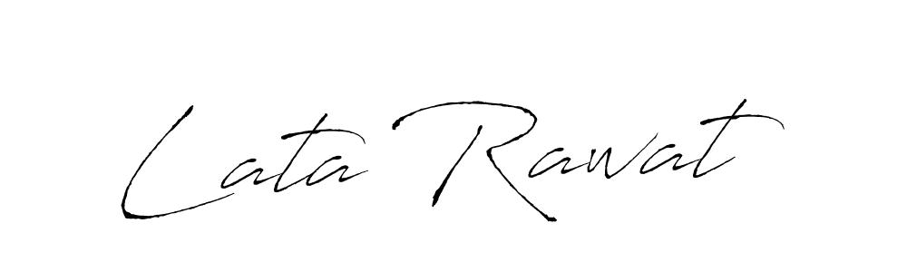 Lata Rawat stylish signature style. Best Handwritten Sign (Antro_Vectra) for my name. Handwritten Signature Collection Ideas for my name Lata Rawat. Lata Rawat signature style 6 images and pictures png