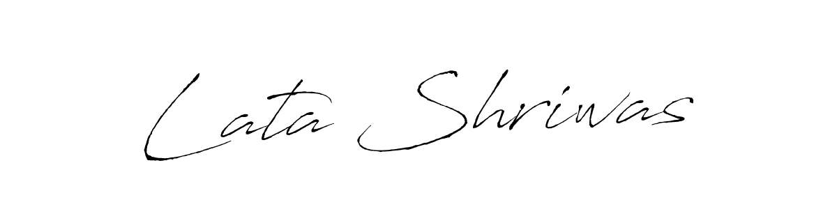 Use a signature maker to create a handwritten signature online. With this signature software, you can design (Antro_Vectra) your own signature for name Lata Shriwas. Lata Shriwas signature style 6 images and pictures png