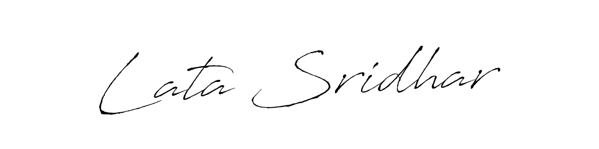 Once you've used our free online signature maker to create your best signature Antro_Vectra style, it's time to enjoy all of the benefits that Lata Sridhar name signing documents. Lata Sridhar signature style 6 images and pictures png