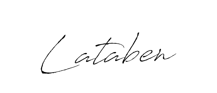 How to make Lataben signature? Antro_Vectra is a professional autograph style. Create handwritten signature for Lataben name. Lataben signature style 6 images and pictures png