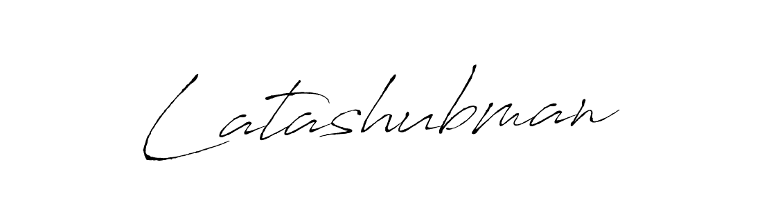 Make a beautiful signature design for name Latashubman. With this signature (Antro_Vectra) style, you can create a handwritten signature for free. Latashubman signature style 6 images and pictures png