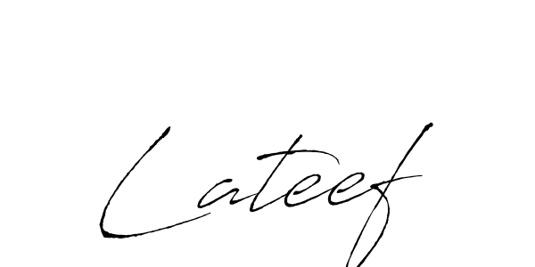 Antro_Vectra is a professional signature style that is perfect for those who want to add a touch of class to their signature. It is also a great choice for those who want to make their signature more unique. Get Lateef name to fancy signature for free. Lateef signature style 6 images and pictures png