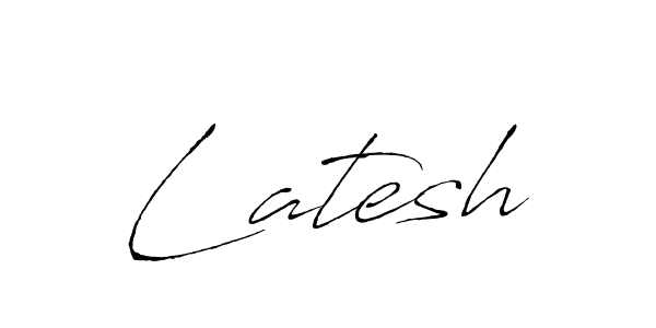 How to make Latesh name signature. Use Antro_Vectra style for creating short signs online. This is the latest handwritten sign. Latesh signature style 6 images and pictures png