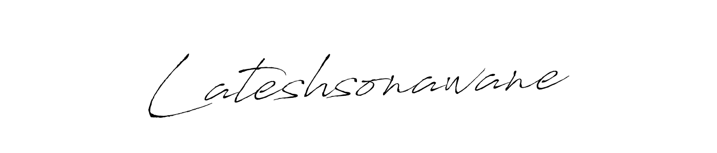 The best way (Antro_Vectra) to make a short signature is to pick only two or three words in your name. The name Lateshsonawane include a total of six letters. For converting this name. Lateshsonawane signature style 6 images and pictures png