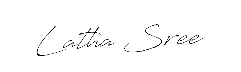 Make a beautiful signature design for name Latha Sree. Use this online signature maker to create a handwritten signature for free. Latha Sree signature style 6 images and pictures png