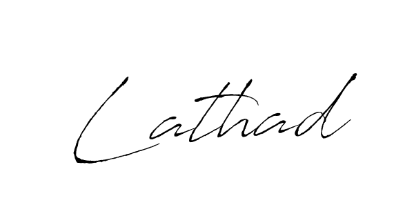 How to make Lathad name signature. Use Antro_Vectra style for creating short signs online. This is the latest handwritten sign. Lathad signature style 6 images and pictures png