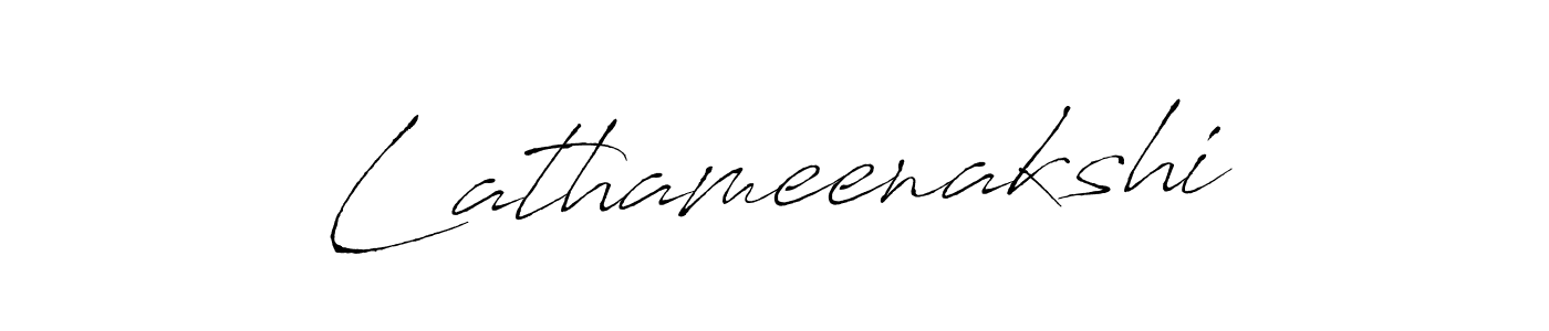Design your own signature with our free online signature maker. With this signature software, you can create a handwritten (Antro_Vectra) signature for name Lathameenakshi. Lathameenakshi signature style 6 images and pictures png