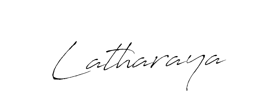 Create a beautiful signature design for name Latharaya. With this signature (Antro_Vectra) fonts, you can make a handwritten signature for free. Latharaya signature style 6 images and pictures png