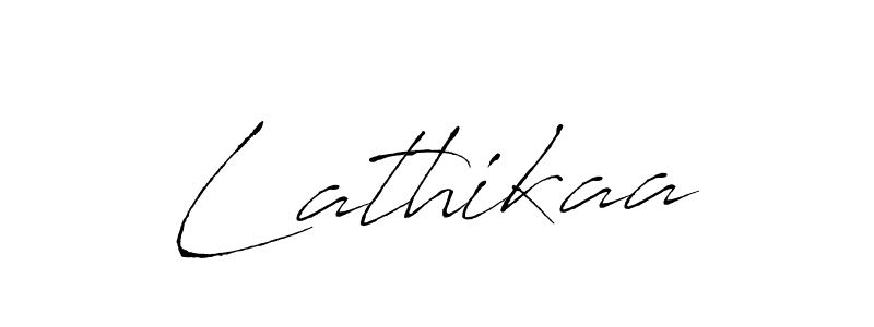 Design your own signature with our free online signature maker. With this signature software, you can create a handwritten (Antro_Vectra) signature for name Lathikaa. Lathikaa signature style 6 images and pictures png