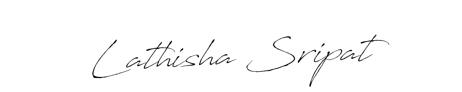 Also we have Lathisha Sripat name is the best signature style. Create professional handwritten signature collection using Antro_Vectra autograph style. Lathisha Sripat signature style 6 images and pictures png