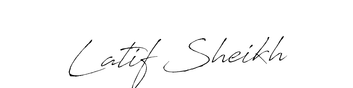 How to Draw Latif Sheikh signature style? Antro_Vectra is a latest design signature styles for name Latif Sheikh. Latif Sheikh signature style 6 images and pictures png