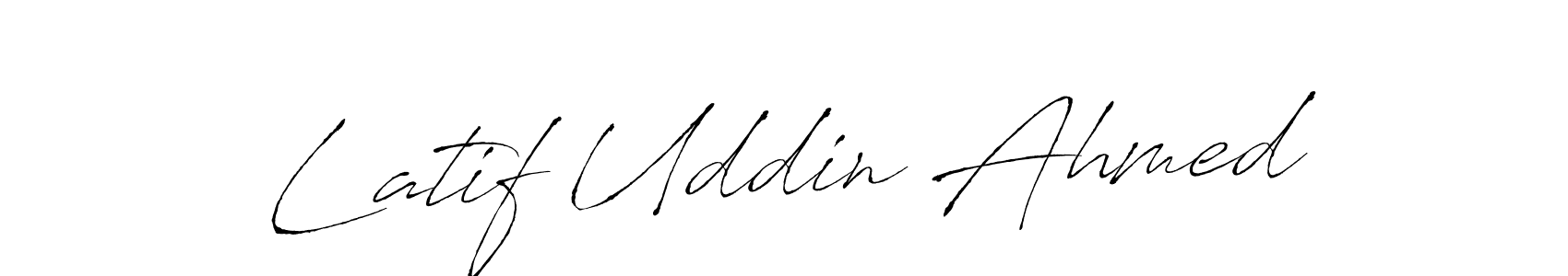 Make a beautiful signature design for name Latif Uddin Ahmed. Use this online signature maker to create a handwritten signature for free. Latif Uddin Ahmed signature style 6 images and pictures png