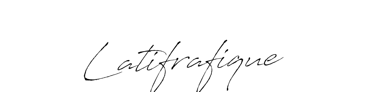 You should practise on your own different ways (Antro_Vectra) to write your name (Latifrafique) in signature. don't let someone else do it for you. Latifrafique signature style 6 images and pictures png