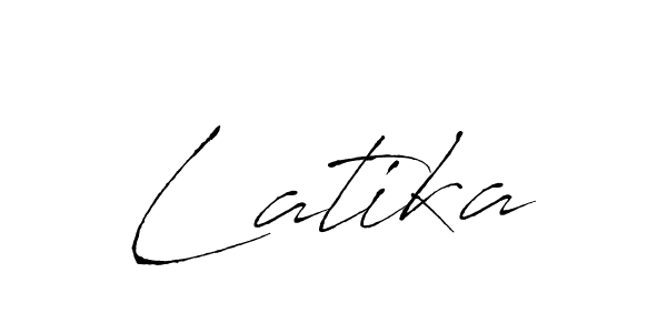 You should practise on your own different ways (Antro_Vectra) to write your name (Latika) in signature. don't let someone else do it for you. Latika signature style 6 images and pictures png