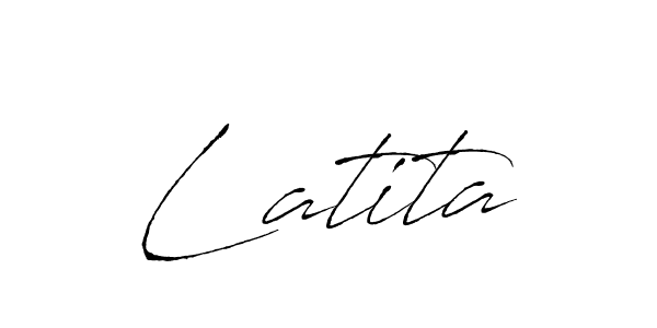 You should practise on your own different ways (Antro_Vectra) to write your name (Latita) in signature. don't let someone else do it for you. Latita signature style 6 images and pictures png