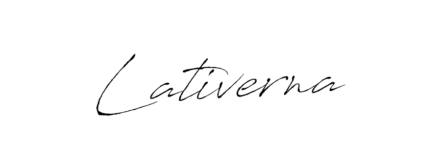 How to make Lativerna name signature. Use Antro_Vectra style for creating short signs online. This is the latest handwritten sign. Lativerna signature style 6 images and pictures png