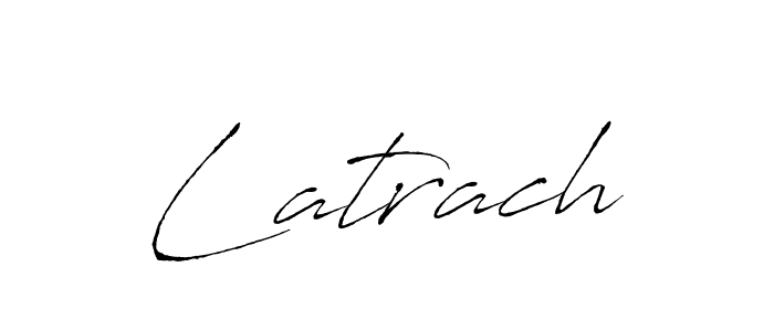 Make a beautiful signature design for name Latrach. Use this online signature maker to create a handwritten signature for free. Latrach signature style 6 images and pictures png