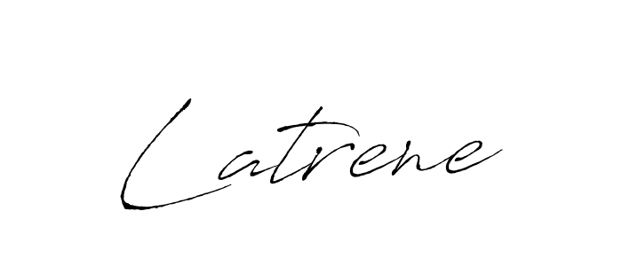 Create a beautiful signature design for name Latrene. With this signature (Antro_Vectra) fonts, you can make a handwritten signature for free. Latrene signature style 6 images and pictures png