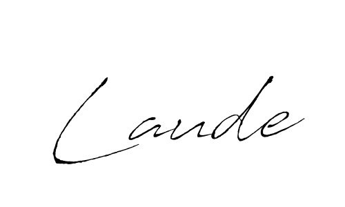 if you are searching for the best signature style for your name Laude. so please give up your signature search. here we have designed multiple signature styles  using Antro_Vectra. Laude signature style 6 images and pictures png