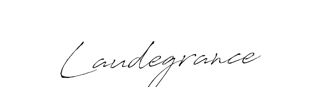 Design your own signature with our free online signature maker. With this signature software, you can create a handwritten (Antro_Vectra) signature for name Laudegrance. Laudegrance signature style 6 images and pictures png